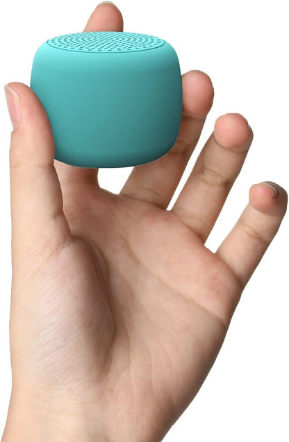 Babelio White Noise Sound Machine for Adults Kids Baby, Mini, 15 Non-looping Sounds, Timer, Memory Function, Easy to Pocket and Travel Cyan