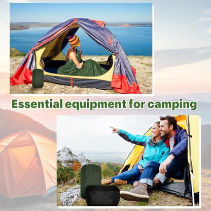 Tudomro 16 Pack Bulk Sleeping Bags for Adults, Lightweight Waterproof Camping Sleeping Bags with Compression Sack for Camping, Backpacking, Hiking, Travel, Emergency Use
