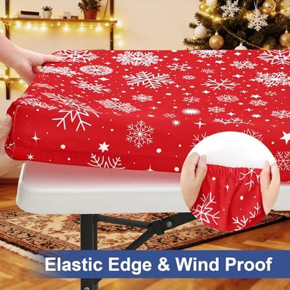 homing Rectangle Table Cloth Cover 8 Foot Elastic Fitted Tablecloth