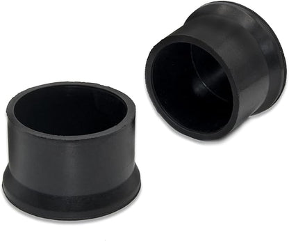 Flyshop Furniture Table Covers Non-Slip Heavy Duty Rubber Leg Tips Chair Leg Caps Floor Protector Round Black 4PCS Size 50mm, 2"