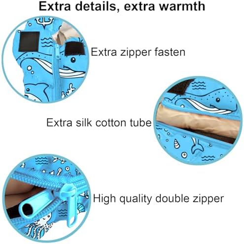 KidzAdventure Mummy Style 32 – 59F Kids Sleeping Bag with Pillow Sleeve, 4 Season, Lightweight and Backpacking Style, Ideal for Camping, Sleepover, Boys, Girls, and Youth