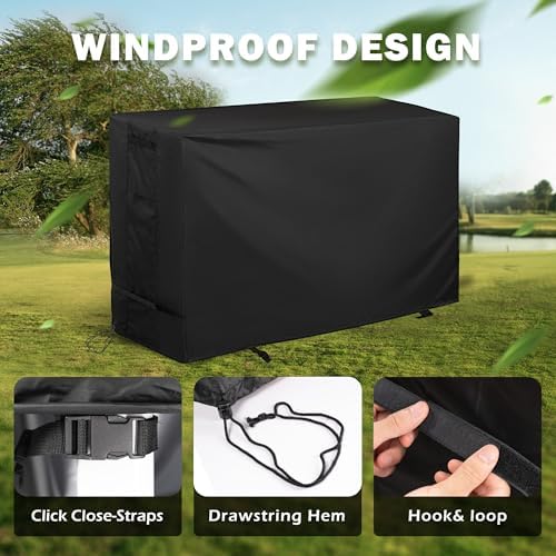 Griddle Cover for Royal Gourmet PD4001 4 Burner Propane Gas Griddle, Flat Top Grill Cover for Royal Gourmet 55in 4-Burner Outdoor Grill