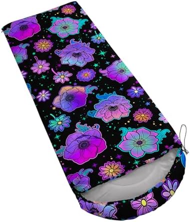 Axolotl Unicorn Sleeping Bag for Kids Boys Girls–Lightweight Warm Cold Weather Sleeping Bags,Waterproof Portable Sleeping Bag with Compression Sack for Camping Backpacking Outdoor Indoor