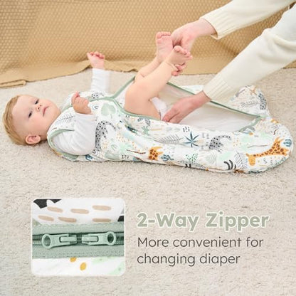 Yoofoss Baby Sleep Sack 18-24 Months Organic Cotton TOG 2.5 2-Way Zipper
