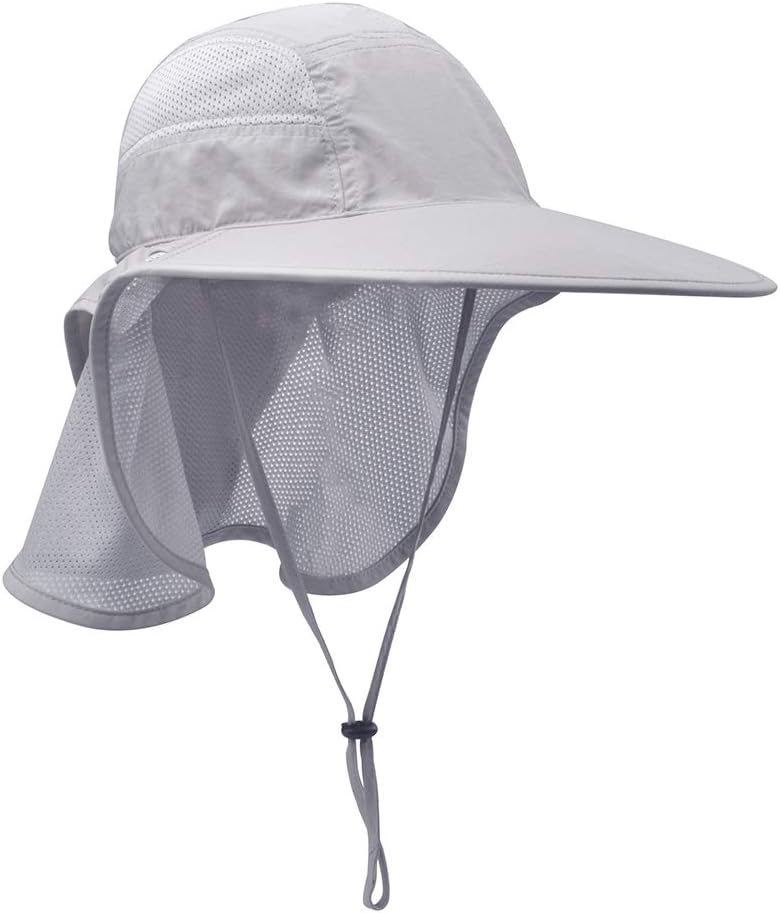 Unisex Outdoor Activities UV Protecting Sun Hats with Neck Flap