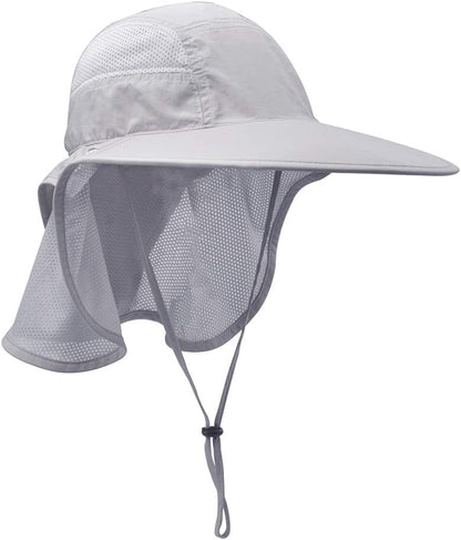 Unisex Outdoor Activities UV Protecting Sun Hats with Neck Flap