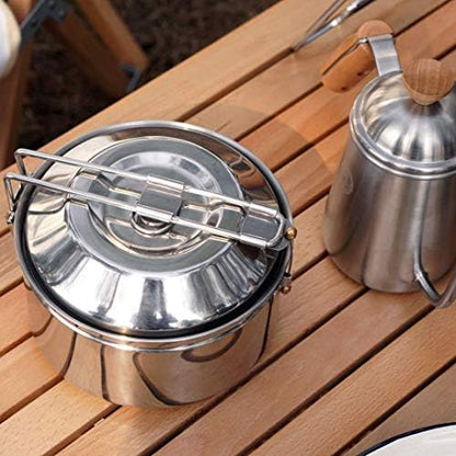 Fire-Maple Antarcti Camping Cook Pot Stainless Steel Camping Bowls, 1L