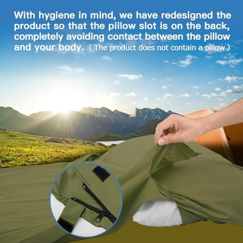 JAICOM Sleeping Bag Liner, Travel Sheets Ultralight Summer Sleeping Bag