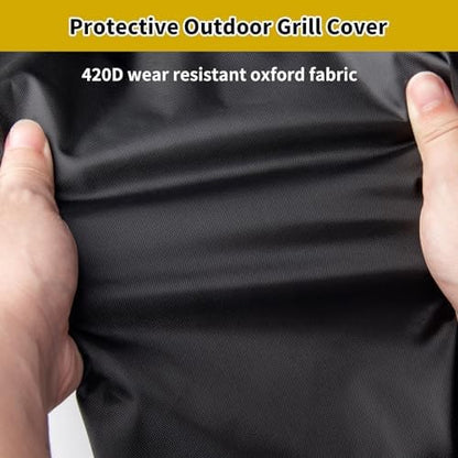 Electric Grill Cover for Weber Q1000/Q2000 Series Portable Grill on Cart