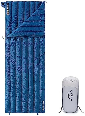 Naturehike Ultralight Backpacking RDS Down Sleeping Bag for Adults, 650 Fill Power Sleeping Bag for 42/52℉, 20oz Compact Lightweight Sleeping Bags for Hiking Camping 3 Seasons