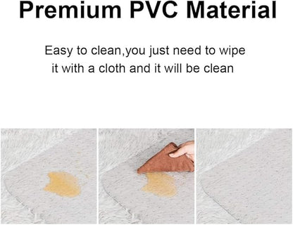 Azadx Chair Mat for Carpet 48"x 36" with Lip Chair Mat for Carpeted Floors, Office Chair Mat for Carpet Protector Floor Mat on Low Pile Carpets Easy Glide Rolling Desk Computer Chair Mat for Home