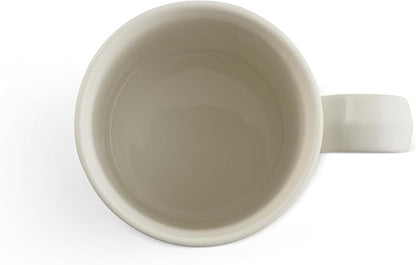 Spode Botanic Garden Harmony 14 oz Tankard Mug, Assorted Butterflies - Embossed Earthenware Coffee Cup, Dishwasher & Microwave Safe - Botanical Tea Cup for Spring Tableware (Green)