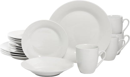10 Strawberry Street Simply Round 16 Piece Dinnerware Set