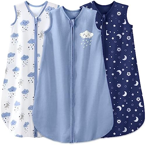 Yoofoss Baby Sleep Sack 18-24 Month 0.5TOG 100% Organic Cotton 2-Way Zipper