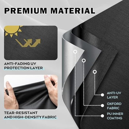 Griddle Cover for Royal Gourmet PD4001 4 Burner Propane Gas Griddle, Flat Top Grill Cover for Royal Gourmet 55in 4-Burner Outdoor Grill