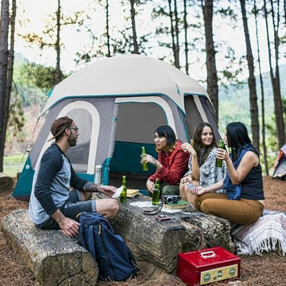 CAMEL CROWN 4/6 Person Tent Waterproof Lightweight Portable Backpacking Tent for Outdoor Camping Hiking