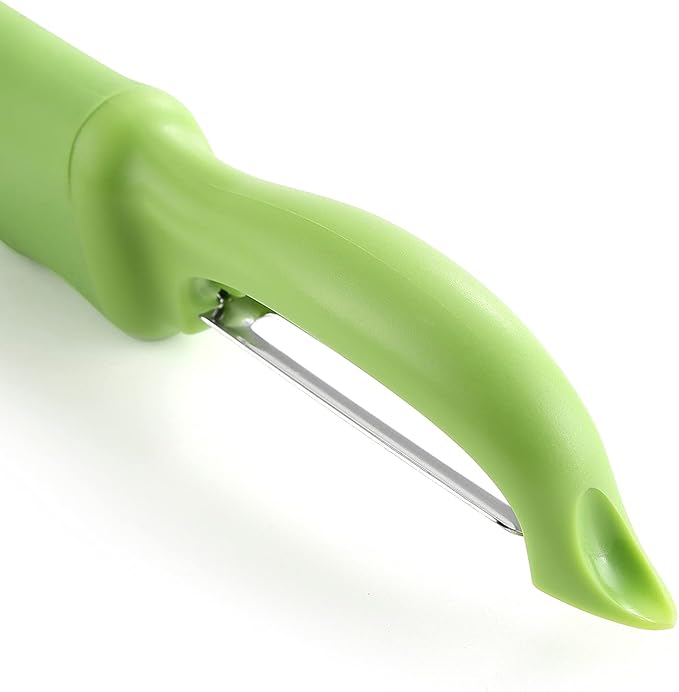 Spring Chef Premium Swivel Vegetable Peeler, Soft Grip Handle and Ultra Sharp Stainless Steel Blades - Perfect Kitchen Peeler For Veggie, Fruit, Potato, Carrot, Apple - Green