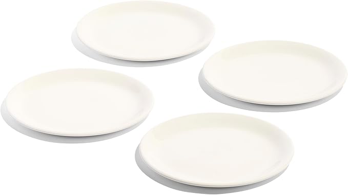 Made In Cookware - Set of 4 - Appetizer Plates - White - Porcelain - Crafted in England