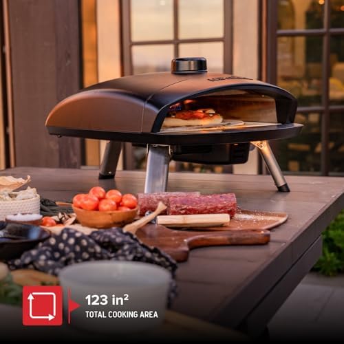 Nexgrill Tabletop Ora 12" Propane Gas Pizza Oven Cooker with Foldable Leg