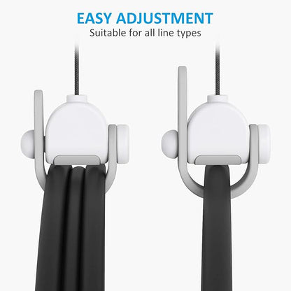 KIWI design VR Cable Management, 6 Packs VR Pulley System Compatible with Quest 3S/3/2/1/Pico/PSVR/PSVR2
