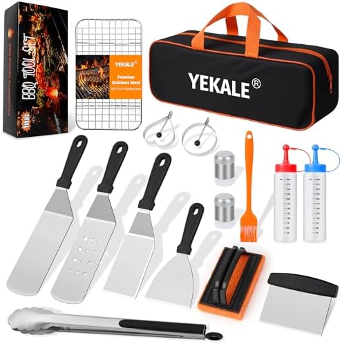 Griddle Accessories Kit for Blackstone and Camp Chef, Flat Top Grill