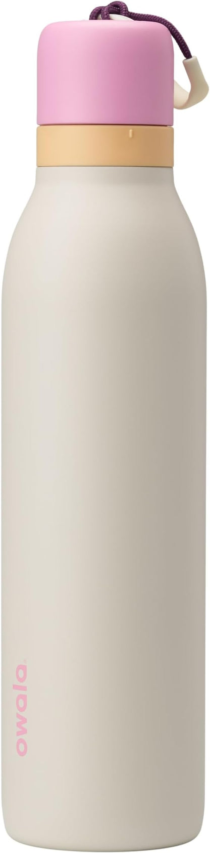 Owala FreeSip Twist Insulated Stainless Steel Water Bottle with Straw for Sports and Travel, BPA-Free, 24-oz, Daybreak