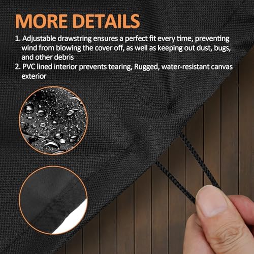 Portable Grill Cover for Pit Boss 75275/PB100P1 & Cuisinart Tabletop Grills
