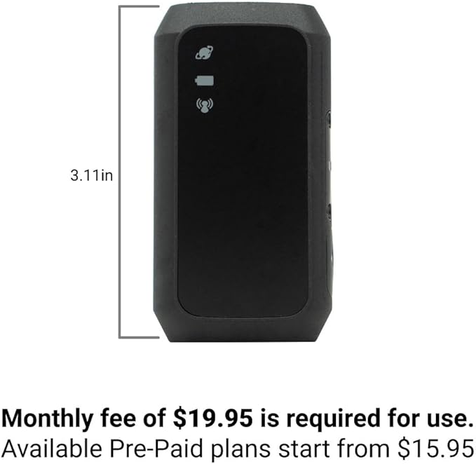 Optimus 3.0 GPS Tracker - 1 Month Battery - 4G LTE - for Vehicles and Assets – Real-Time GPS Tracking Device – Instant Alerts
