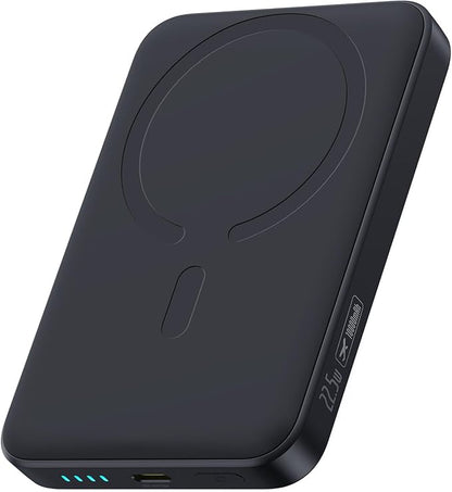 Baseus for MagSafe Portable Charger, 10000mAh Wireless Magnetic Power Bank with USB-C Cable 22.5W PD Charging, Slim Phone Battery Pack Compatible with iPhone 16/15/14/13/12 Pro/Pro Max Series-Black