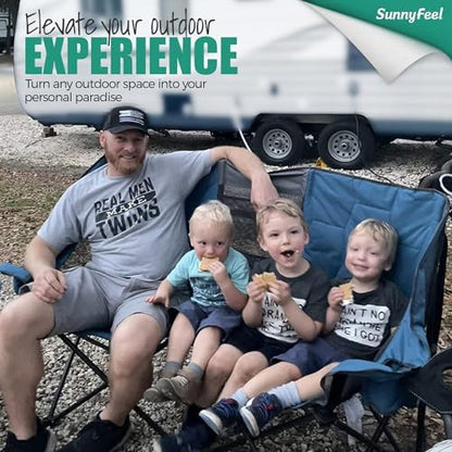 SUNNYFEEL Double Camping Chair Oversized Loveseat for Adults