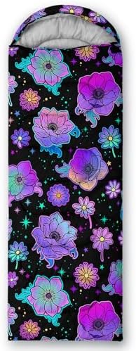 Axolotl Unicorn Sleeping Bag for Kids Boys Girls–Lightweight Warm Cold Weather Sleeping Bags,Waterproof Portable Sleeping Bag with Compression Sack for Camping Backpacking Outdoor Indoor