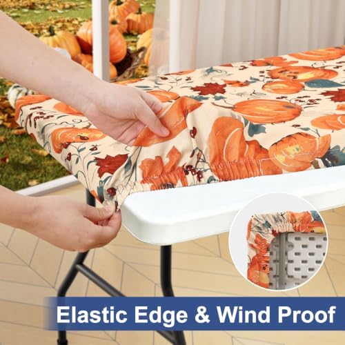 homing Rectangle Table Cloth Cover 6 Foot Elastic Fitted Tablecloth