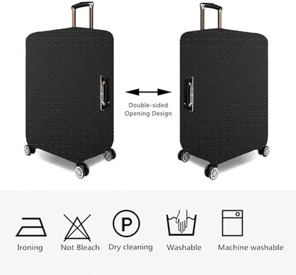 7-Mi Travel Luggage Cover Protector, Washable Suitcase Protector Anti-scratch Spandex Baggage Covers Fits 23-25 Inch Luggage