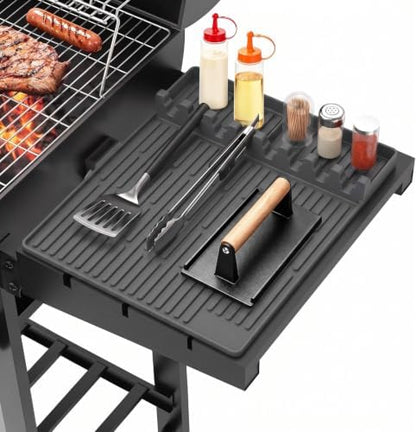 Silicone Grill Mat for Blackstone Griddle Accessories, 8-Slot Tool Mat