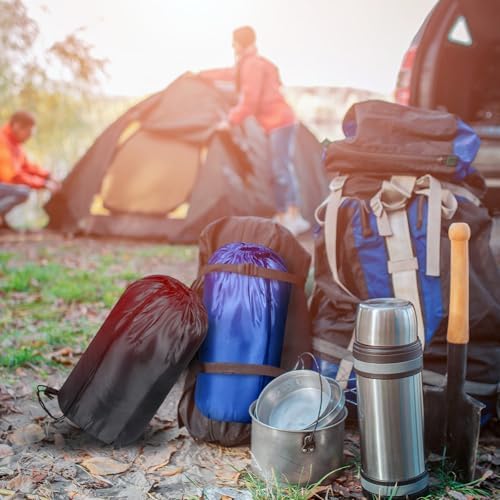 Tudomro 2 Pcs Camping Sleeping Bag for Adults Lightweight Packable Waterproof Camping Gear Equipment to Keep Warm for Outdoor Backpacking Hiking Travel