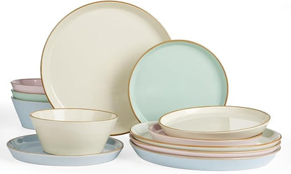 Famiware Saturn Dinnerware Sets, Ceramic Dishes
