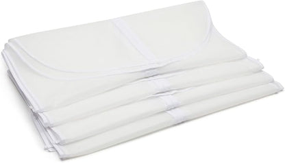 Stockroom Plus Clear Hanging Garment Bag - Zippered Dust Clothing Covers - Polyethylene Garment Bags for Coats & Dresses - Suit & Dress Travel Cases - Pack of 8, 4 Sizes 40x24-60x24 in