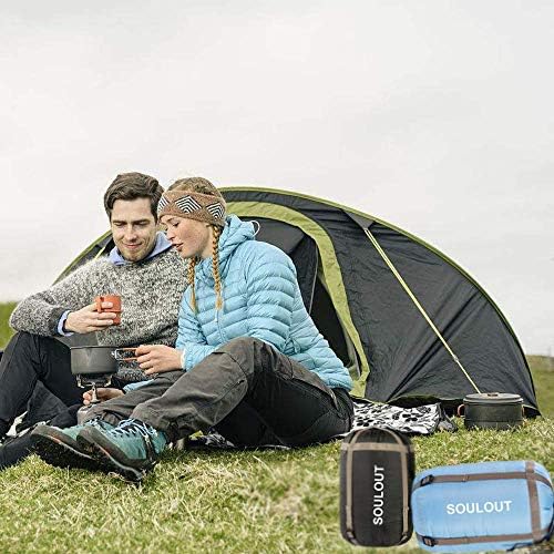 SOULOUT 3-4 Season Sleeping Bag for Adults & Teens - Camping