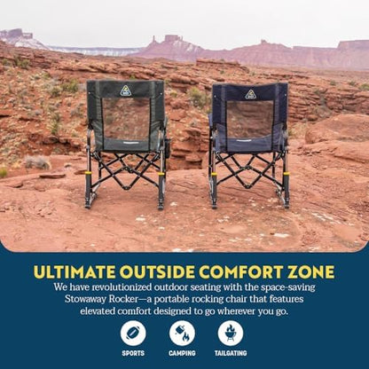 GCI Outdoor Stowaway Rocker - Stealth Camo