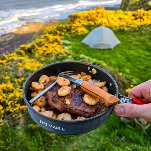 Fire-Maple 7.6 Inch Camping Frying Pan Portable Nonstick Camping Skillet