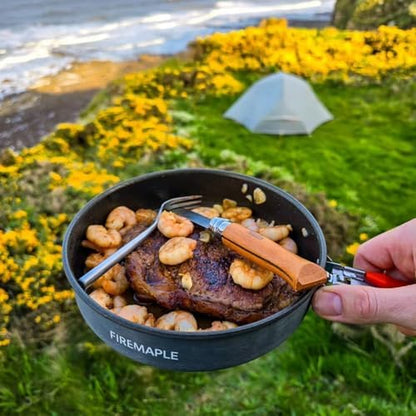 Fire-Maple 7.6 Inch Camping Frying Pan Portable Nonstick Camping Skillet