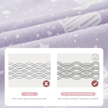 Yoofoss Baby Sleep Sack 24-36 Month 0.5TOG 100% Organic Cotton 2-Way Zipper