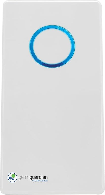 Germ Guardian GG1100W 7” Pluggable Small Air Purifier, Small Room Wall Air Sanitizer, UV-C Light Kills Germs, Reduces Odors from Pets, Cooking, Mold, GermGuardian, 1-Yr Wty (White) (Pack of 6)