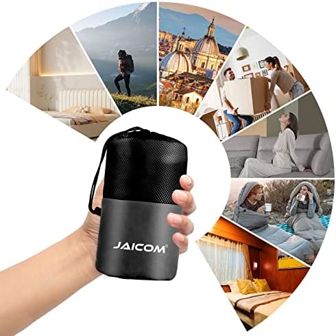 JAICOM Sleeping Bag Liner, Travel Sheets Ultralight Summer Sleeping Bag