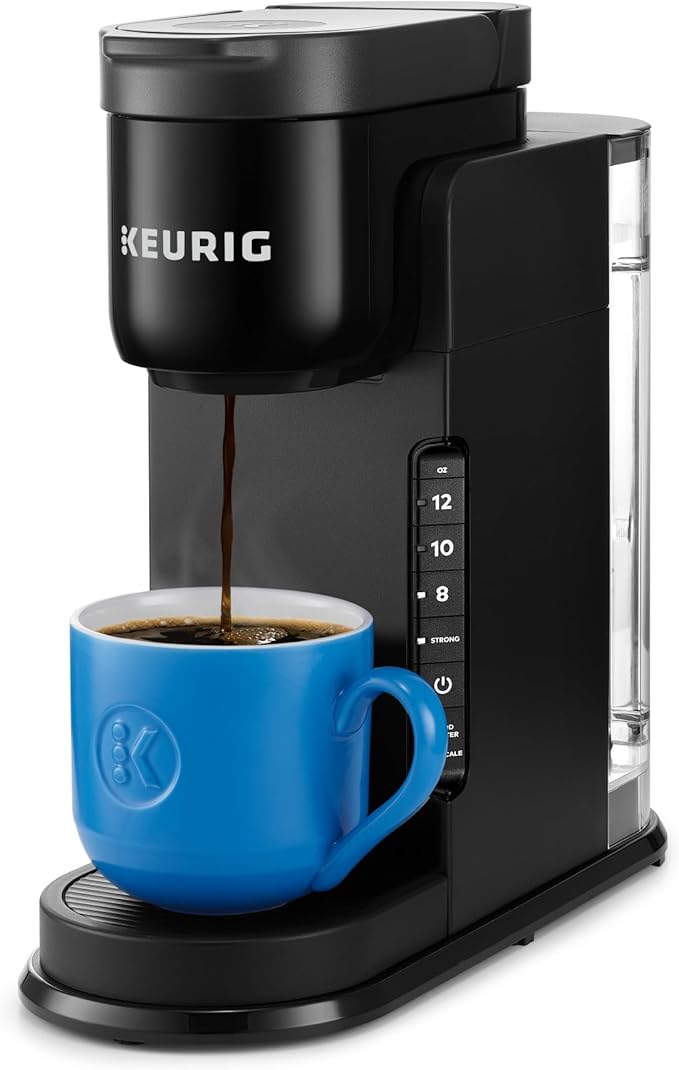 Keurig K-Express Single Serve Coffee Maker – Strong Brew Option, 42oz Reservoir, Sleek Design for Holiday Hosting & Gifting, Black