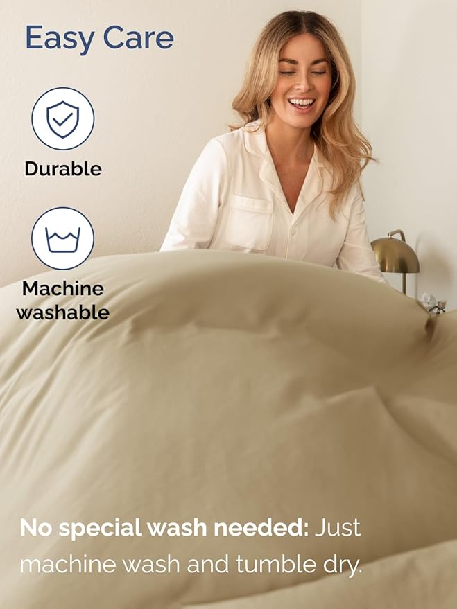 Extra Deep Pocket Twin XL Sheets - 3 Piece Breathable & Cooling Bed Sheets - Hotel Luxury Bed Sheet Set - Soft, Wrinkle Free & Comfy - Easily Fits Extra Deep Mattresses - Deep Pocket Beige Sheets Set