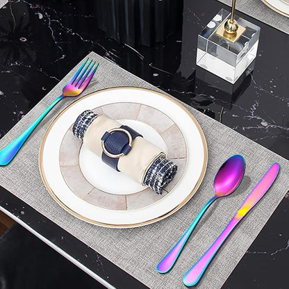 Rainbow Silverware Flatware Set
