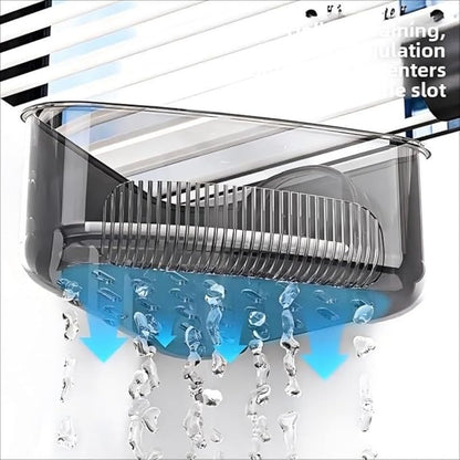 Kitchen Sink Storage Rack Suction Cup Corner Organizer for Sinks Drill-Free Triangular Sink Rack with Drain Basket Includes Adhesive Sponge and Soap Dish 2-Piece Set for Countertop Organization