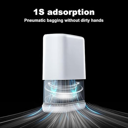funest Bathroom Trash Cans, Garbage Can with Press Type Lid,10L Dogproof Slim Plastic Narrow Trash Bin