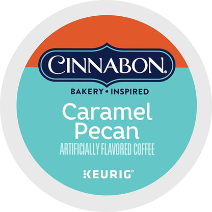 Cinnabon Caramel Pecan Coffee, Keurig Single Serve K-Cup Pods, 96 Count